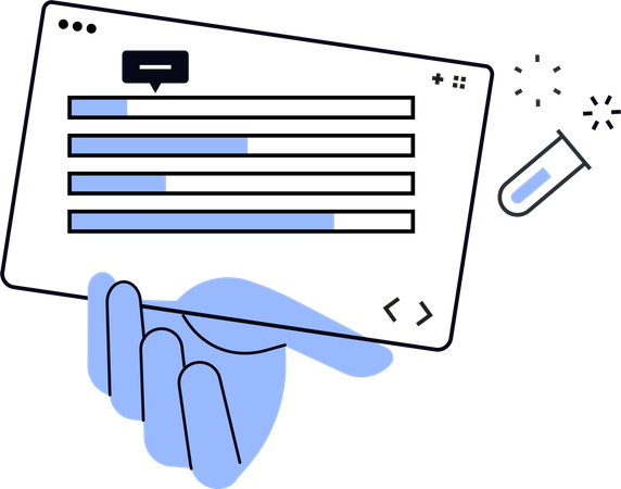 Bluttestbericht  Illustration