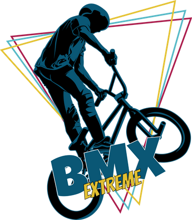 Bmx extremo  Ilustración