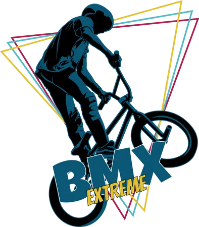 Bmx extremo  Ilustración