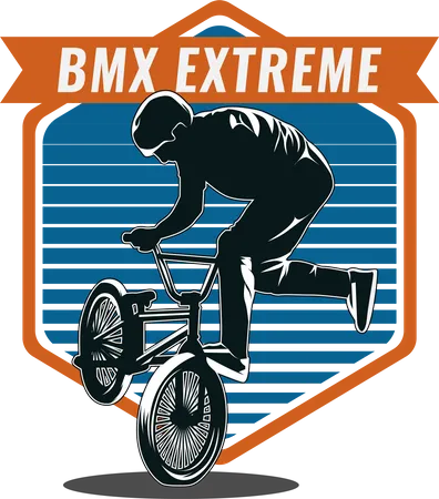 Bmx Freestyle Illustration