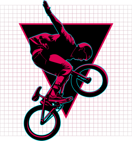 Bmx Freestyle  Illustration