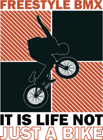 Bmx Freestyle  Illustration