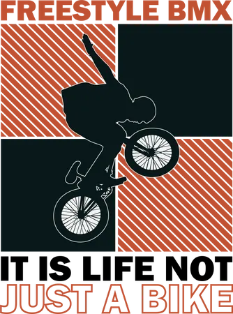 Bmx Freestyle  Illustration