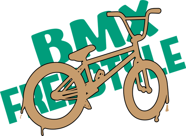 Bmx Freestyle  Illustration