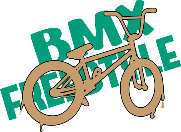 Bmx Freestyle  Illustration