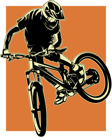 Bmx Freestyle  Illustration