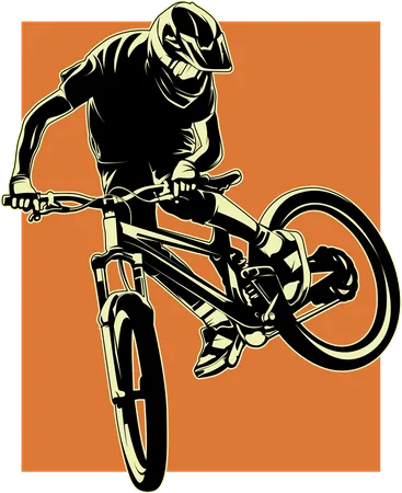 Bmx Freestyle  Illustration