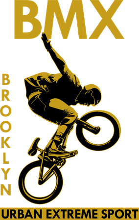 Bmx Urbain Sport Extrême  Illustration