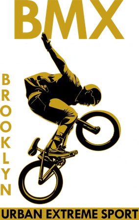 Bmx Urbain Sport Extrême  Illustration