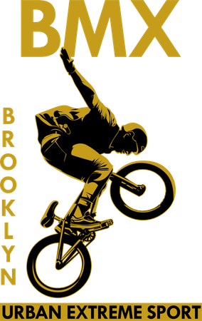 Bmx Urbano Esporte Extremo  Ilustração