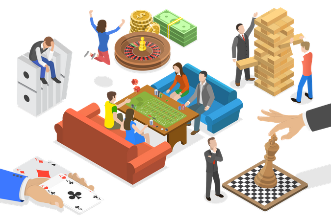 Board Games  Illustration