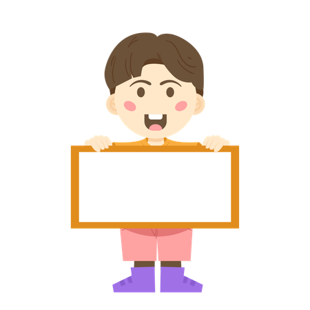Board have space for text  Illustration