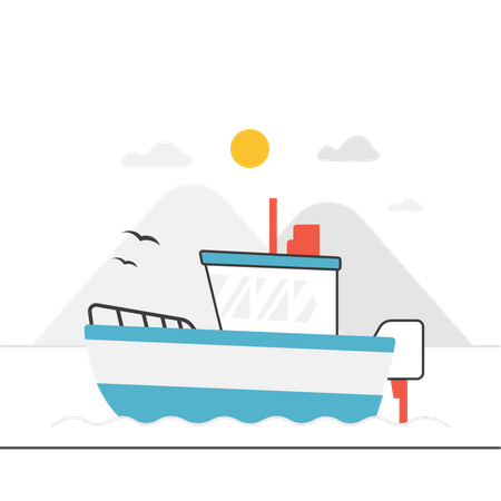 Boat  Illustration