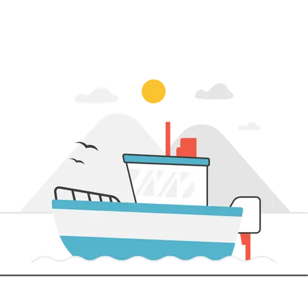 Boat  Illustration