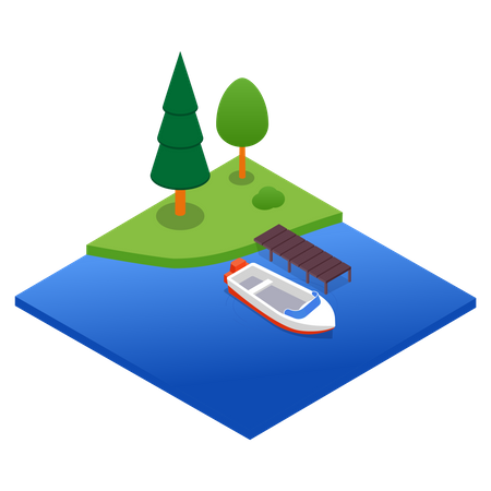 Boating  Illustration