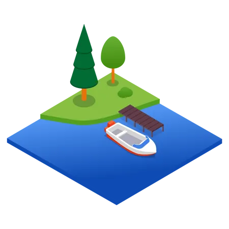 Boating  Illustration