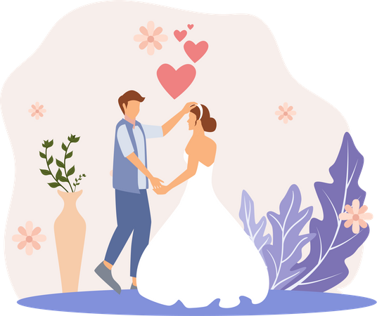 Boda  Illustration