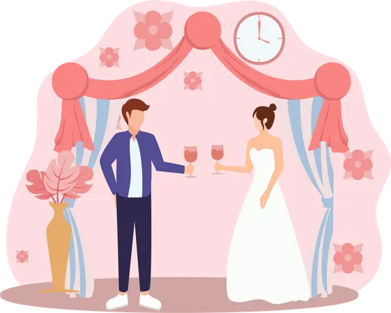 Boda  Ilustración