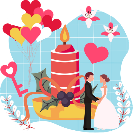 Boda  Ilustración