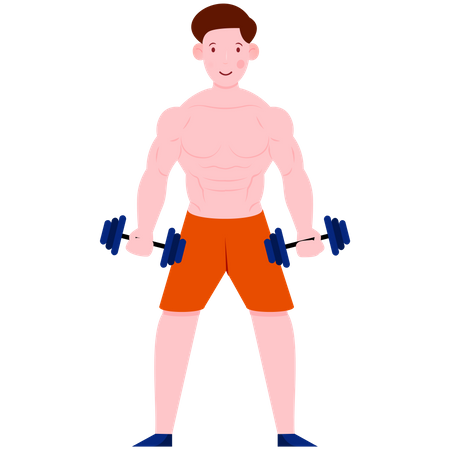 Body Builder  Illustration