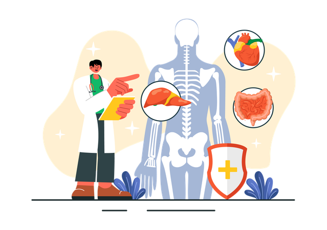 Body Diagnosis  Illustration