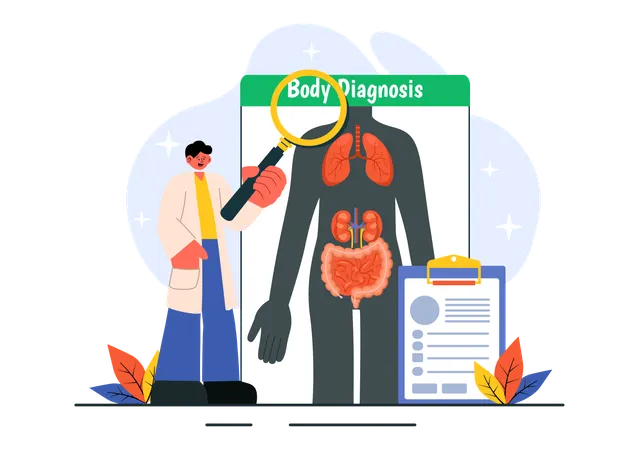 Body Diagnosis  Illustration