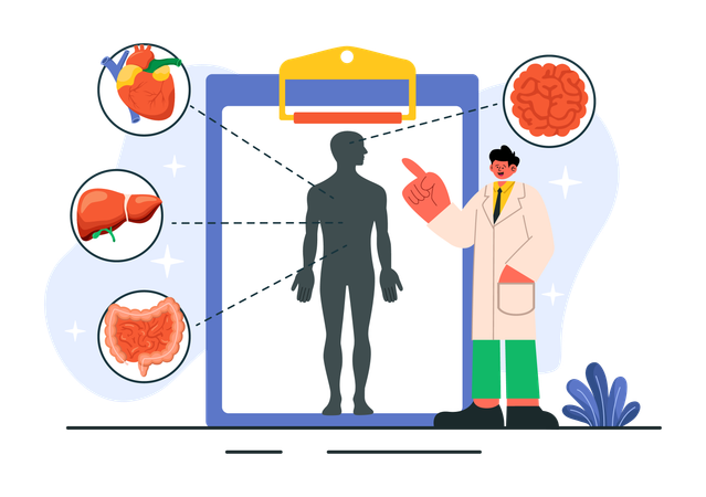 Body Diagnosis  Illustration