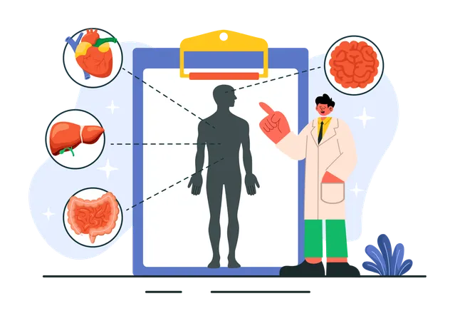 Body Diagnosis  Illustration