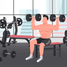 bodybuilding illustrations free