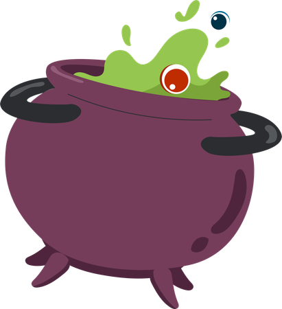 Boiling Cauldron  Illustration