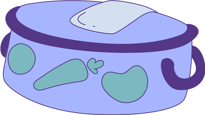 Boîte à déjeuner  Illustration