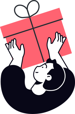 Boîte fermée  Illustration