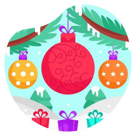 Bola de Navidad  Ilustración