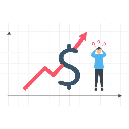 Bolha do mercado de ações  Ilustração