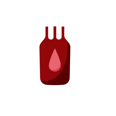 Bolsa de sangue  Ilustração