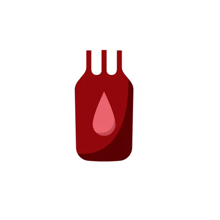 Bolsa de sangue  Ilustração