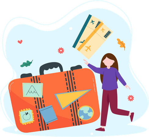 Bolsa de viaje  Ilustración