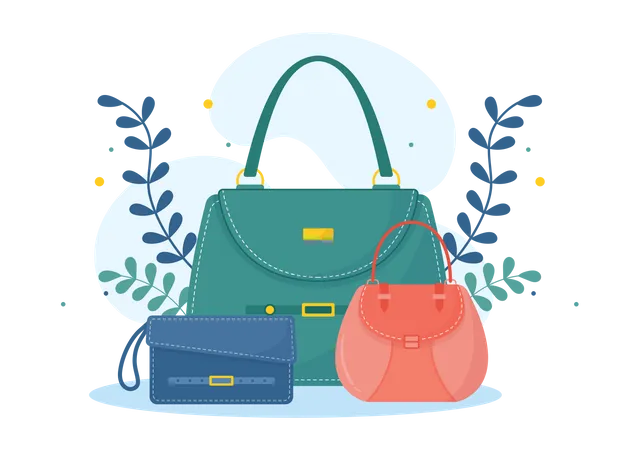 Bolsa feminina  Ilustração