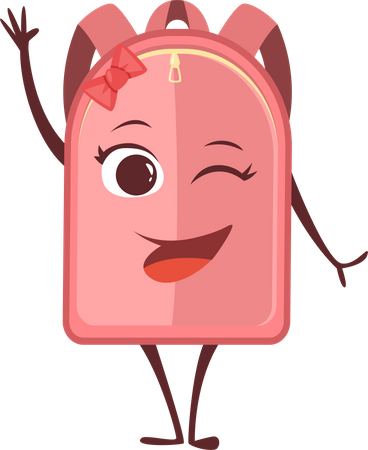 Bolsa para la escuela  Ilustración