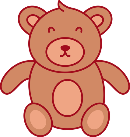 Boneca urso  Ilustração