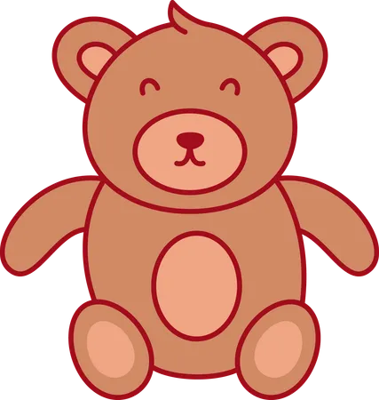 Boneca urso  Ilustração