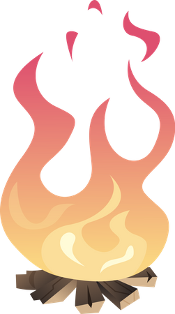 Bonfire  Illustration