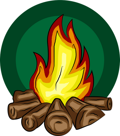 Bonfire  Illustration
