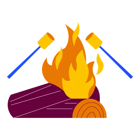 Bonfire  Illustration