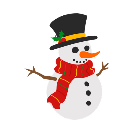 Bonhomme de neige  Illustration