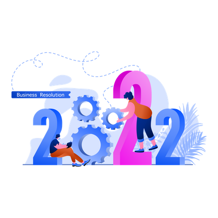 Bonne année 2022  Illustration