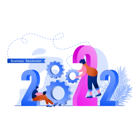 Bonne année 2022  Illustration