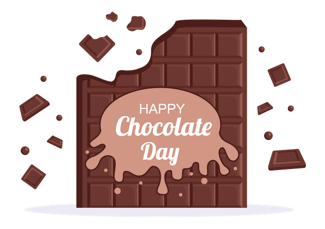 Bonne journée du chocolat  Illustration