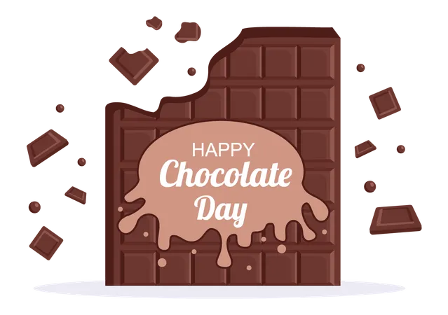 Bonne journée du chocolat  Illustration