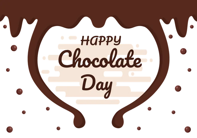 Bonne journée du chocolat  Illustration